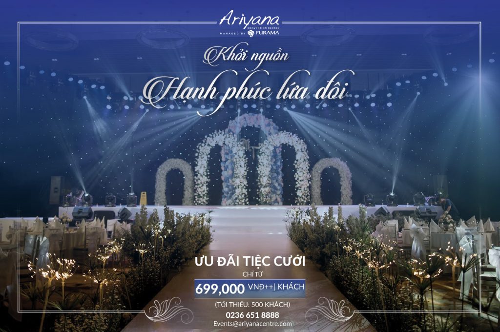 Ưu đãi tiệc cưới chỉ từ 699,000++ VND/ khách* | Tặng 1 phòng tân hôn tại Furama Resort Đà Nẵng