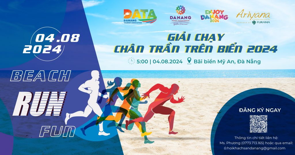 Giải Chạy Chân Trần Trên Biển 2024 | Chủ nhật 04/08 tại Cung hội nghị Quốc tế Ariyana