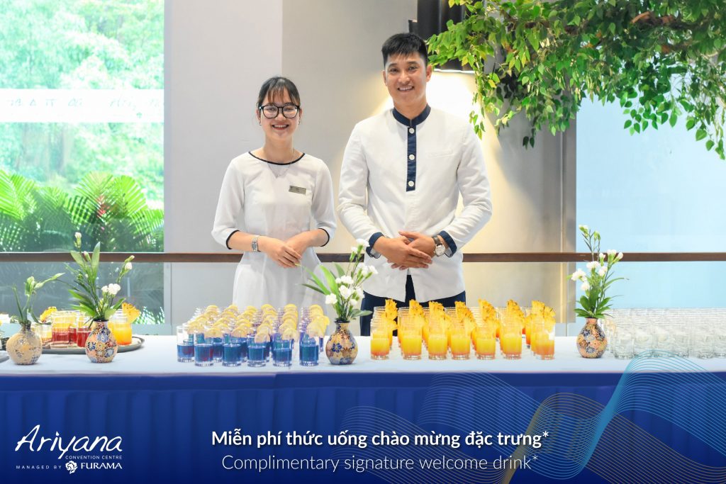 Signature Welcome Drink at Ariyana Convention Centre Danang