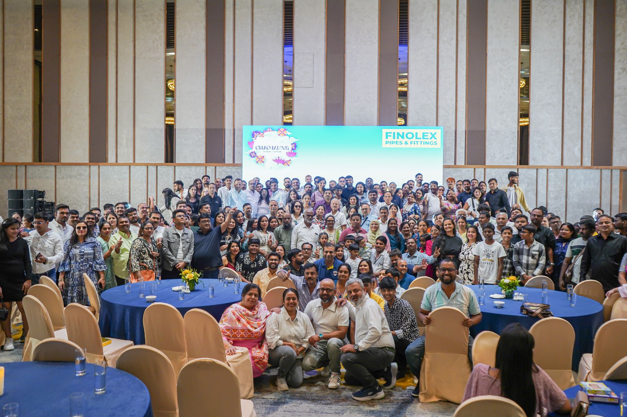 Finolex Pipes Gala Dinner for 350 Indian Guests at Ariyana Convention Centre Danang