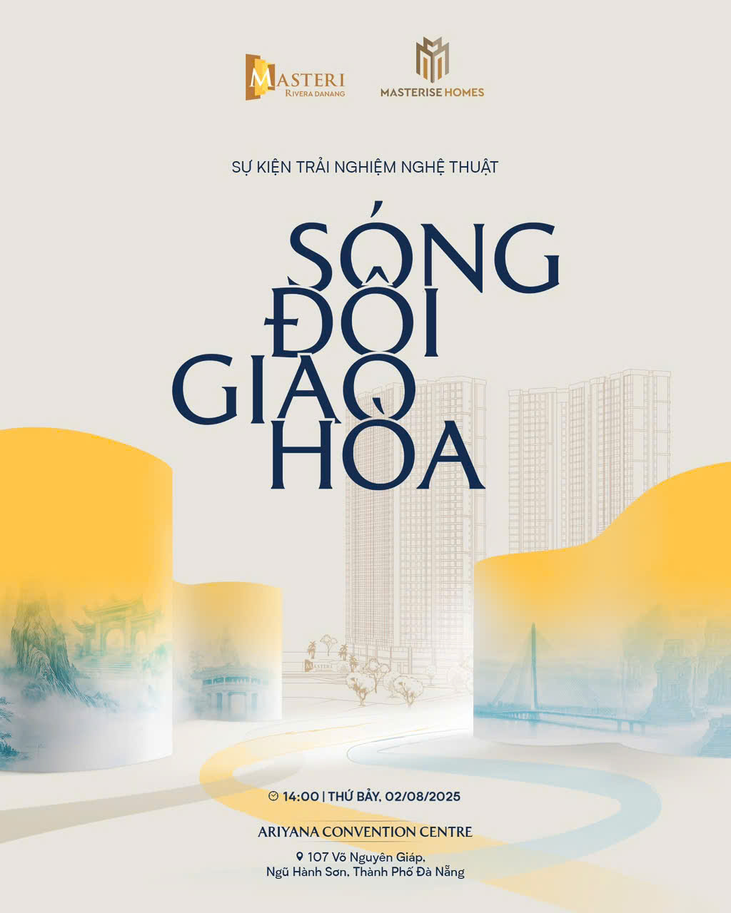 Sự kiện trải nghiệm nghệ thuật “Sóng Đôi Giao Hòa”: cuộc gặp gỡ giữa chiều sâu bản sắc và dòng chảy hiện đại