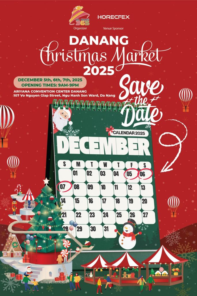 CHỢ GIÁNG SINH ĐÀ NẴNG 2025 | 05-07/12/2025 | Cung Hội nghị Quốc tế Ariyana Đà Nẵng