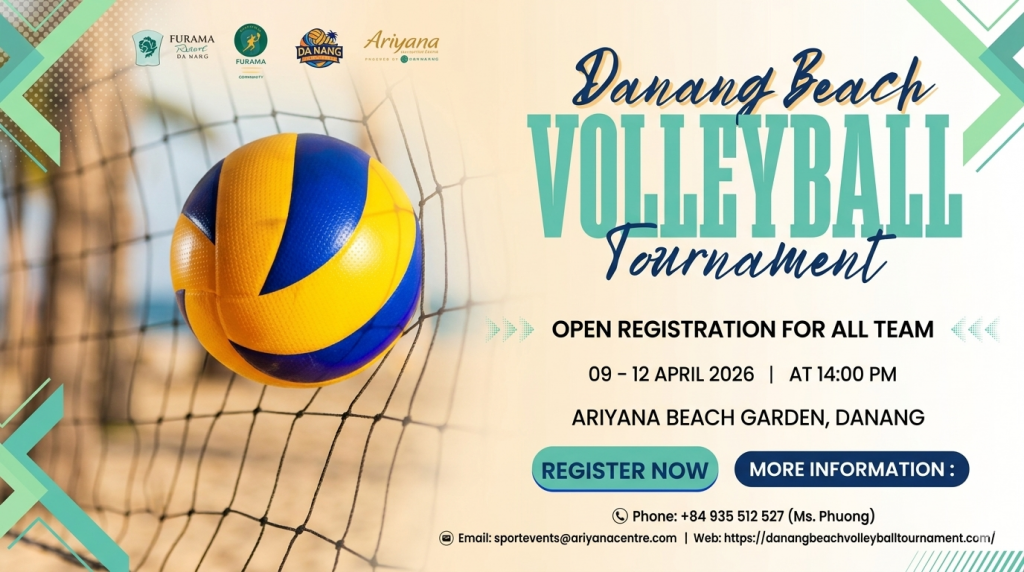 ARE YOU READY FOR DA NANG’S LARGEST BEACH VOLLEYBALL TOURNAMENT? Starting from only 100,000 VND | April 09 – 12, 2026