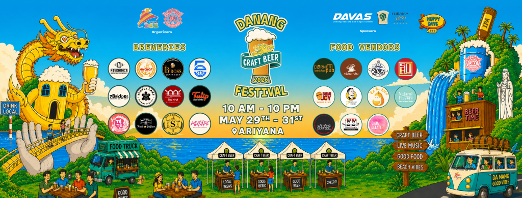 Danang Craft Beer Festival 2026 tại Ariyana Convention Centre Danang