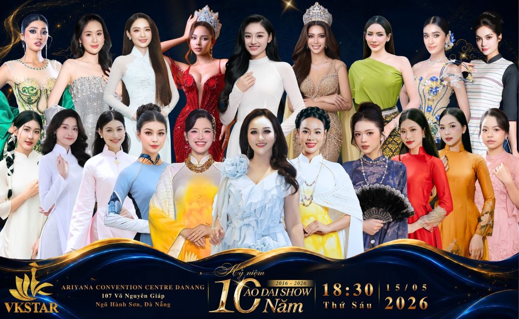 A Decade of Áo Dài Show: A Heritage Journey and the Convergence of International Beauty Icons at Ariyana Beach Garden, Da Nang